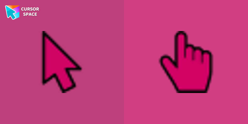 Custom Cursor Burgundy